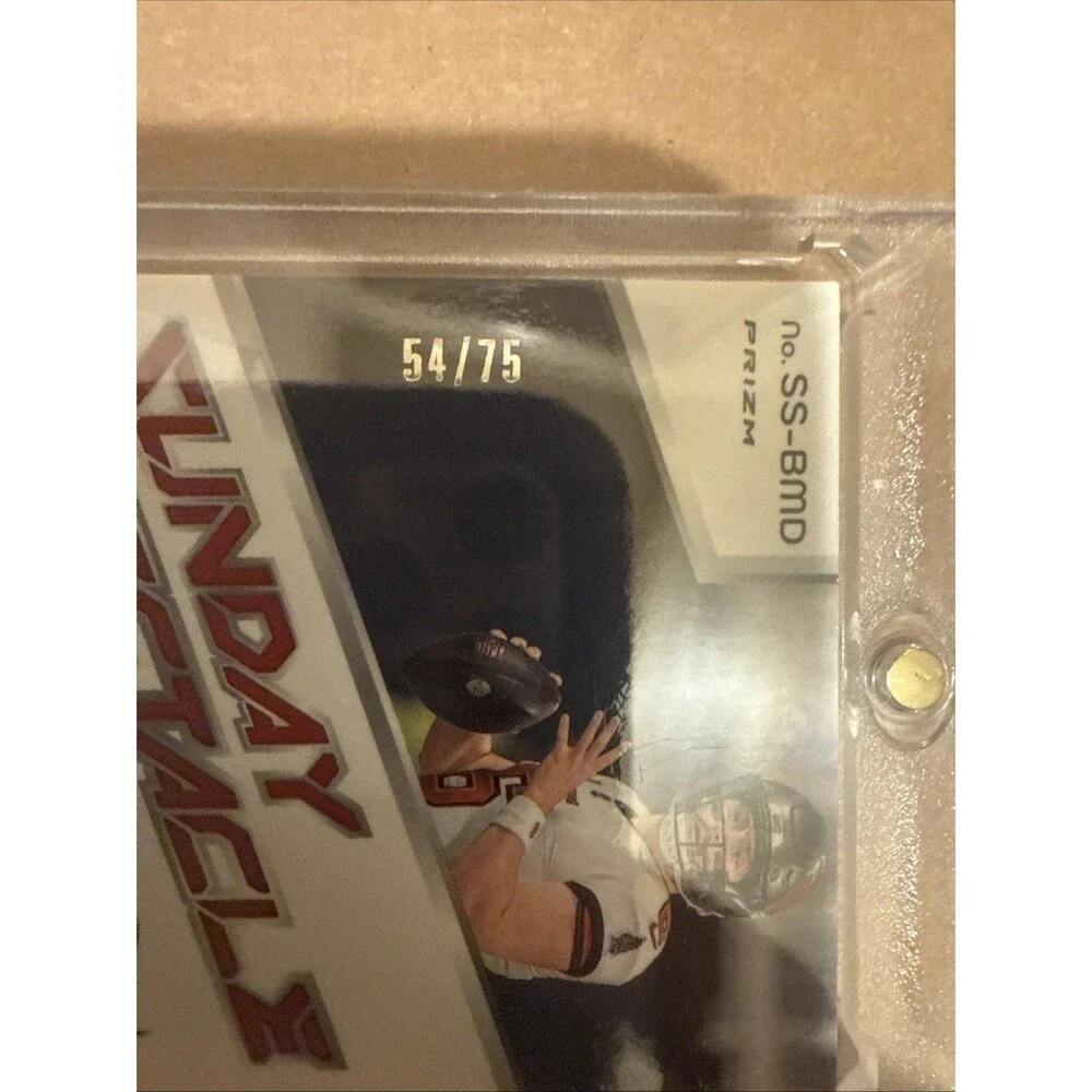 2024 Spectra Sunday Spectacle Baker Mayfield Patch SS-BMD /75 🔥💥🔥